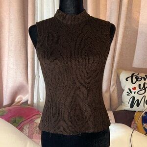 Vintage St John Sport Size P Sleeveless Sweater